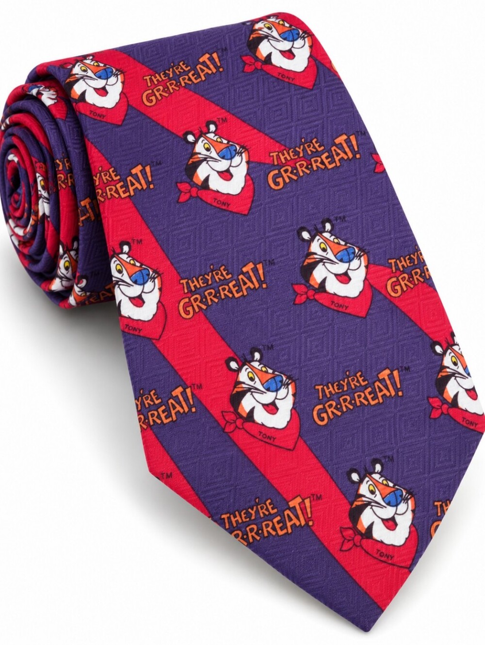 Vintage Kellogg’s Tony the Tiger “They’re Gr-r-reat!” Novelty Tie